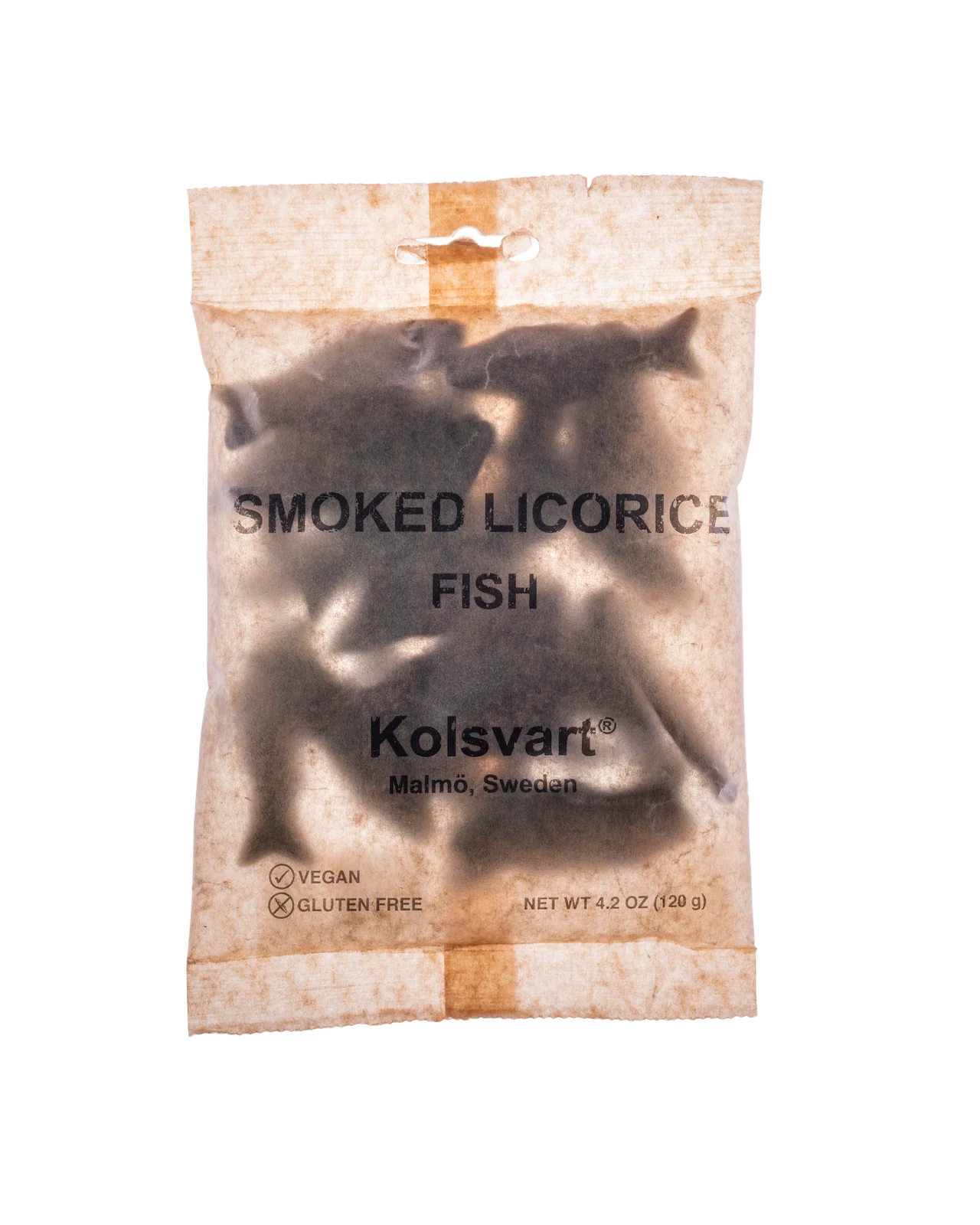Salty Smoked Licorice Candy Fish