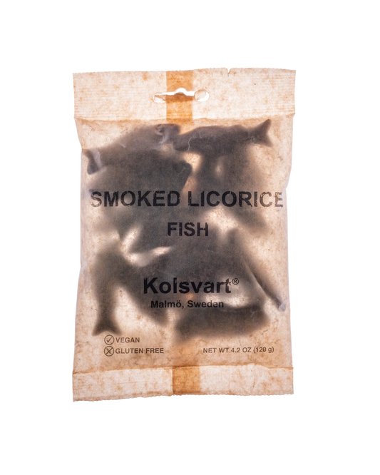 Salty Smoked Licorice Candy Fish