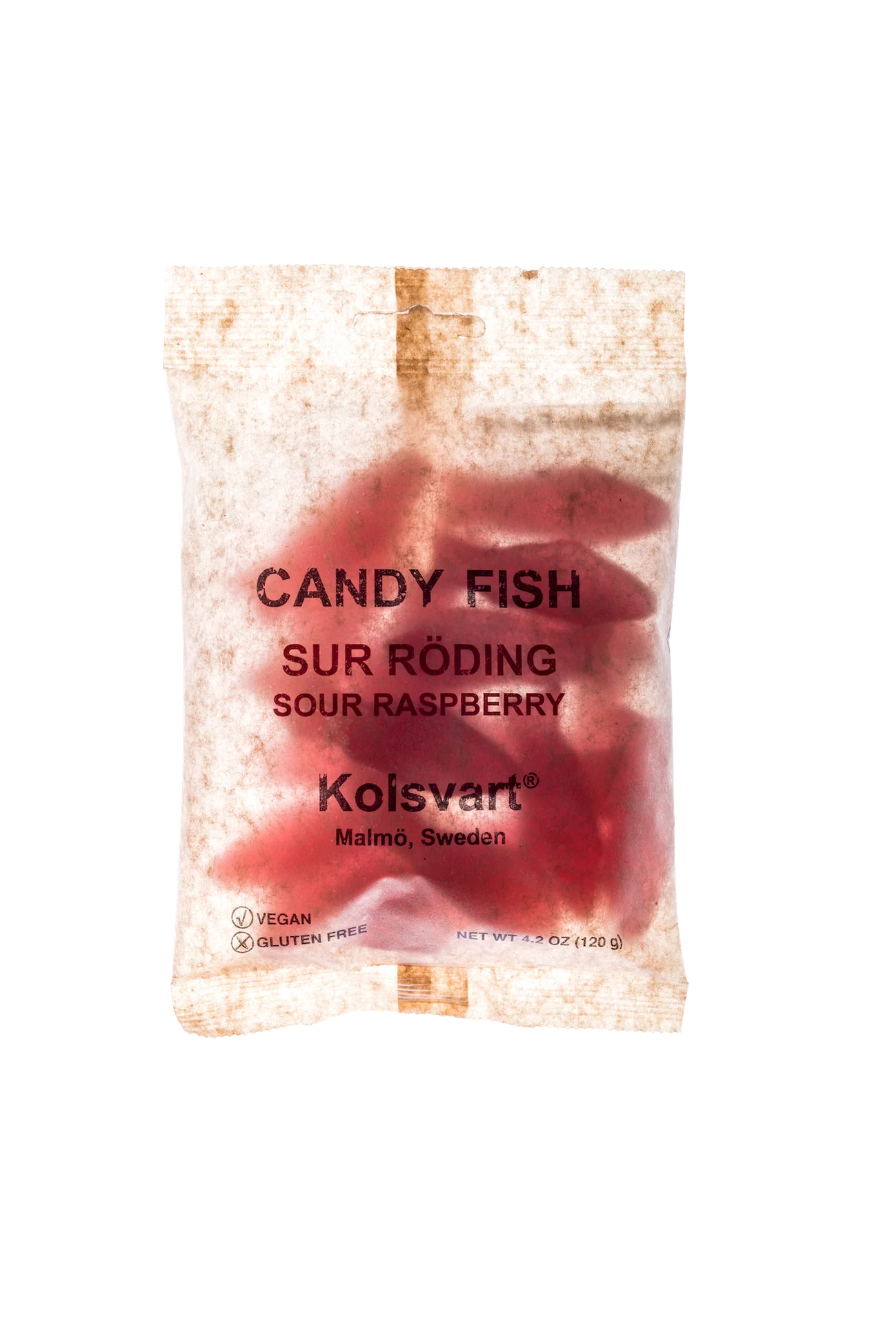Sour Raspberry Candy Fish