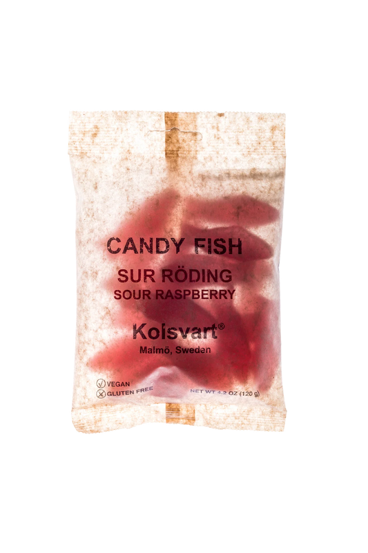 Sour Raspberry Candy Fish