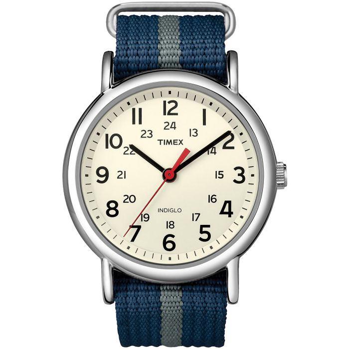 Weekender Analog Watch - Blue w/ Grey Stripe