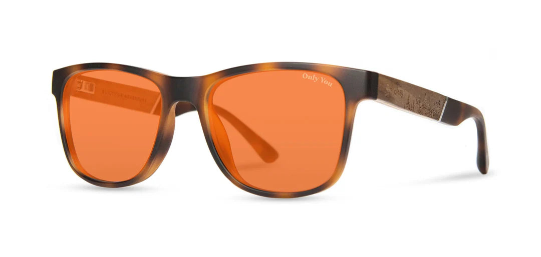 Trail "Smokey Bear" Sunglasses - Matte Tortoise / HD Plus Polarized Amber