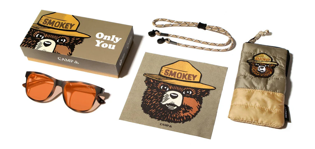 Trail "Smokey Bear" Sunglasses - Matte Tortoise / HD Plus Polarized Amber