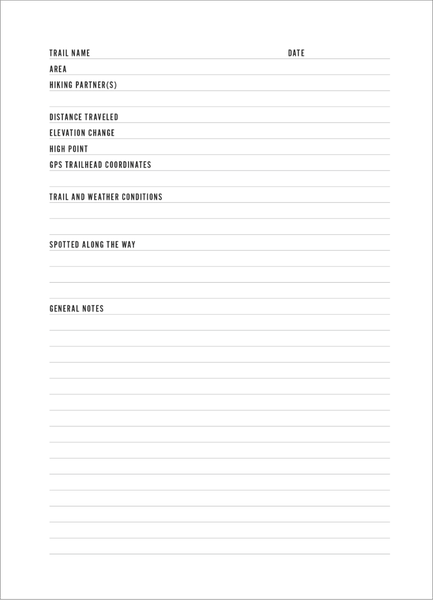 Trail Notes
