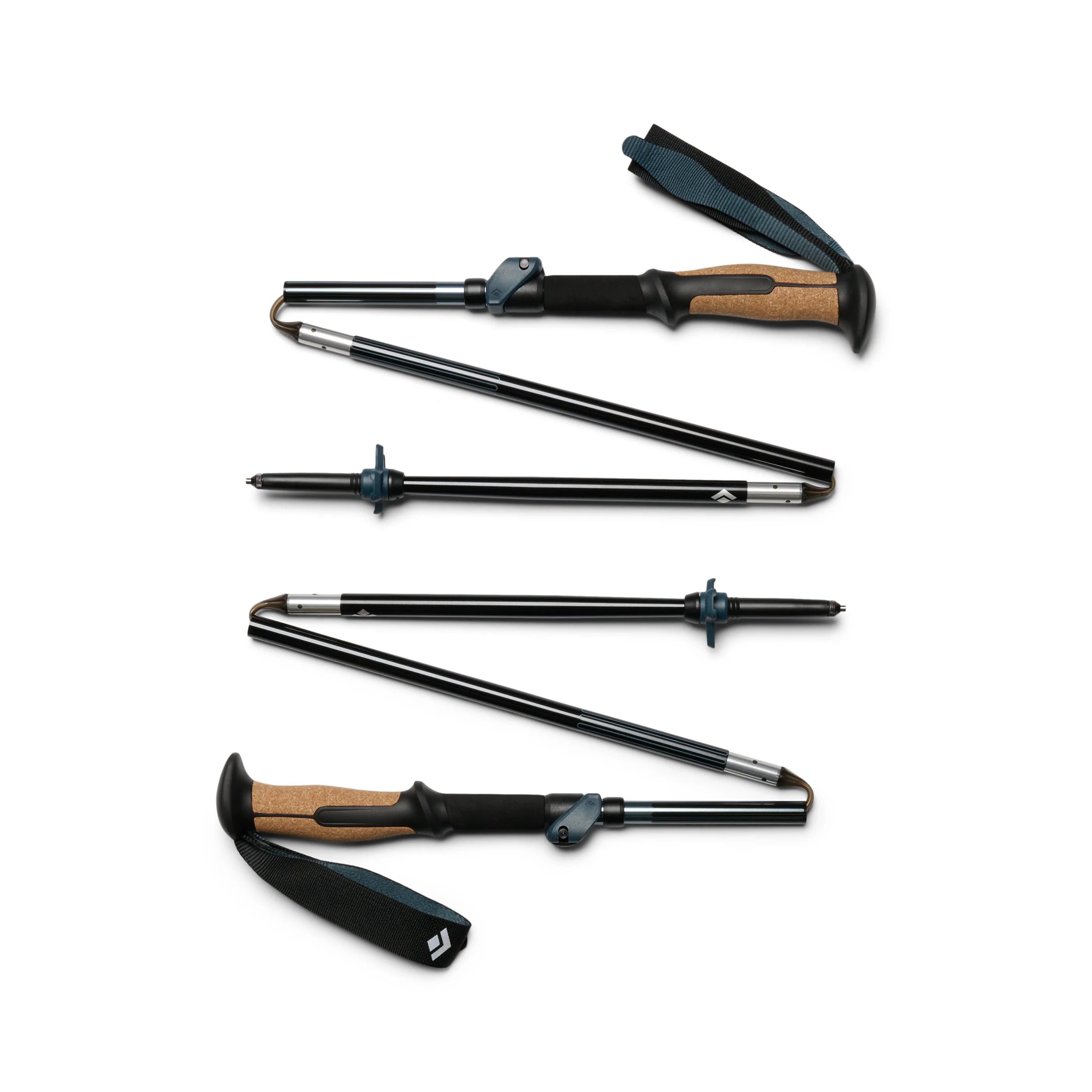 Trail Vista FLZ Trekking Poles - Midnight Blue, 120-135cm