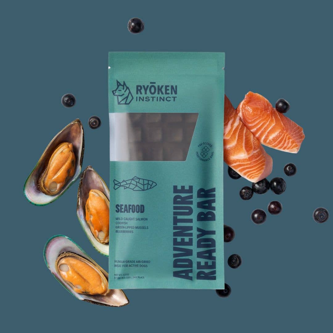 Seafood Treat & Snack Bar for Active Dogs