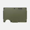 Ridge Wallet 2.0 - Matte Olive with Cash Strap