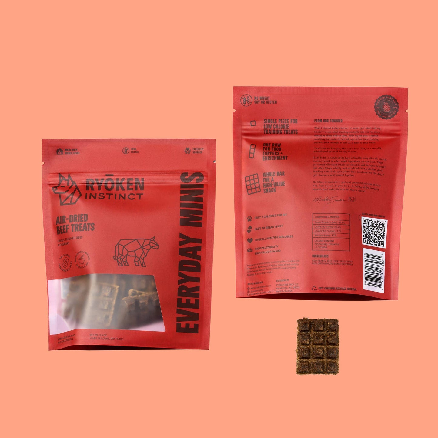 Beef Mini Training Treats for Dogs - Low-Calorie & Tasty