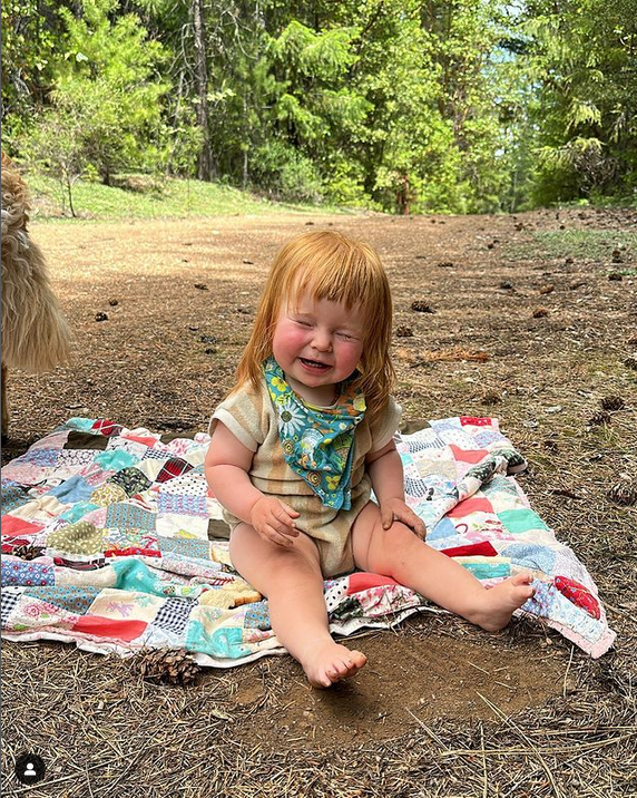 Kids Bandana designed by Phoebe Wahl: Little (14")