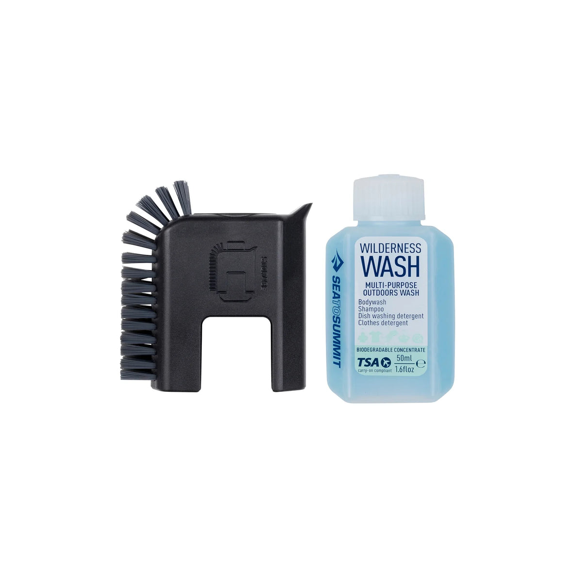 Camp Kitchen Pot Scrubber and Soap Bottle
